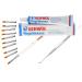 Set GEHWOL nail mass gel brush size 4 with 9 replacement heads Kosmetex double gel spatula 14cm for gel modelling set 2
