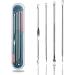 Blackhead Remover Pimple Comedone Extractor Tool Acne Kit - Treatment for Blemish  Whitehead Popping  Zit Removing for Risk Free Nose Face Skin (Sliver)