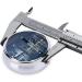 Chicago Reflected Round Pill Box - 3 Compartment Portable Travel Medicine Organizer - Mini Decorative Pocket Purse for Vitamins & Tablets - Buy Online on GoSupps.com