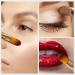 4 Piece Gradient Retractable Makeup Brush Set for Lips, Eyes, and Foundation - Dual End Travel Brush Tool with Cap - Buy Online on GoSupps.com