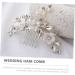 Healeved Bridal Hair Comb Bridal Hair Side Comb Flower Hair Side Comb Decorative Hair Comb Wedding Hair Comb Floral Hair Comb Wedding Hair Accessories Flower Hair Accessories White Metal - Buy Online on GoSupps.com