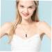 COHEALI Simple Collarbone Pear Exquisite Bead Women Jewelry Neck for Necklace Chine Crystal Charm Chain 0.8X27CM - Buy Online on GoSupps.com