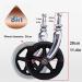 2pcs PVC Wheels Replacement Wheelchair Caster 6in 7in 8in Front Wheel Walker Solid Wheel Replacement with Steel Front Fork Non-Slip Wheels(Black 20cm(8inches)) 20cm(8inches) Black - Buy Online on GoSupps.com