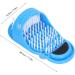 Shower Foot Scrubber Mat Cleaner Foot Rubbing Board Round Foot Rubbing Washing Feet Lazy Foot Wash Foot Brush Bathroom Foot Cleansing Brush Restroom Adhesive Removers - Buy Online on GoSupps.com