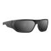 Magpul Radius Sunglasses Tactical Ballistic Military Eyewear Shooting Glasses for Men Black Frame Gray Lens with Silver Mirror (Polarized)