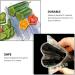 jojofuny 3pcs Vegetable Shaping Mold Planter Mold Melon Shaping Mold Vegetable Shape Mold Modeling Strawberry 20x6.5cm Transparent - Buy Online on GoSupps.com