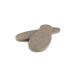 Wool Felt Insole - Adult Style 1327  Gray  Size 9
