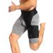 Groin Compression Wrap & Hip Thigh Support Brace | Adjustable Sciatica Wrap for Men & Women | Thigh Support for Sprains - Buy Online on GoSupps.com