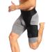 Groin Support Compression Brace for Hip Thigh Support Groin Brace Sciatica Wrap Relief with Adjustable Strap Black