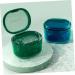 Frcolor Retainer Storage Box - Reusable Teeth Container for Prosthesis Travel-Friendly Crystal Bowl Case for False Teeth - Buy Online on GoSupps.com