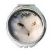 Mirror makeup mirror dowling college owl bird pocket mirror portable mirror