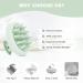 Aimike Silicone Scalp Massage Brush - Eco-Friendly Shampoo Brush for Hair Growth & Relaxation | Mint Green - Buy Online on GoSupps.com