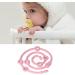 Topincn Pink Silicone Pacifier Clips Adjustable Baby Bottle Straps & Toy Seat Belts - Stretchy Bite Ring Dishwear for Strollers - Buy Online on GoSupps.com