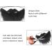 Fake Beards Black Fake Mustache Beard Facial Hair Game Fake Beards for Adults Kids Halloween Makup Parties Party Tools False Beard Mustaches - Buy Online on GoSupps.com