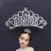 SUKPSY Crystal Rhinestone Crown Tiara for Girls and Kids  Princess Headbands Comb Hair Accessories Bride Wedding Headpieces for Birthday Wedding Prom Party (Comb)