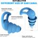 Soft Silicone Reusable Ear Plugs for Sleeping and Noise Reduction - Blue - Buy Online on GoSupps.com