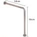 Bathroom Grab Bar Anti-Slip Grab Rails L right angle Towel Rails Safety Shower Handrails Toilet handrail - Buy Online on GoSupps.com