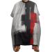 Abstract Modern Geometric Minimalist Lattice Professional Barber Cape Polyester Hair Cutting Salon Cape Water Stain Resistant Apron Cutting Hair Beard Hairdressing Cape Anti-Static Haircut 56.7 66.9