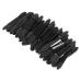 Beavorty Sponge Eyeshadow Brush 50pcs Makeup Eyeshadow Women Eyeshadow Brush Set Applicator Brush Miss Sponge Head Size 2 Black