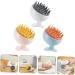 Skisuno 3-in-1 Silicone Shampoo Brush - Salon Quality Haircare & Scalp Massage Brush for Effortless Hair Washing - Buy Online on GoSupps.com