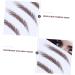 4pcs Eyebrow Stickers Waterproof Makeup Peel off Brow 6d Hair-like Eyebrows Stickers Transport Tool 21x15cm Brown - Buy Online on GoSupps.com