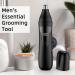 Rechargeable Nose Hair Trimmer | Painless Dual Edge Blades for Ear & Eyebrow - Easy Clean | International Shipping - Buy Online on GoSupps.com