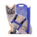 Adjustable Cat Leash & Dishes Set - Blue Nylon Cat Harness for Kittens Small Cats Rabbits & Dogs - International Shipping Available - Buy Online on GoSupps.com