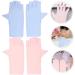 Beavorty 2 Pairs pink gloves sun gloves nail art supplies nail UV protection gloves for women nail art accessory nail UV gloves nail art UV gloves UV nail gloves Nylon Accessories manicure 21x12x0.1cm As Shown1 - Buy Online on GoSupps.com