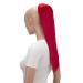 CAISHA 22" Hairpiece Ponytail Extension Heat-Resistant Synthetic Fiber Straigth Red PH516 red #113B PH516