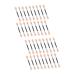 NOLITOY 100 Pcs Eyeshadow Eye Spoolie Brush Eye Blending Brush Makeup Brush Lipstick Miss Double Head 8x1cmx2pcs Pinkx2pcs