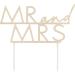 Ginger Ray Acrylic Mrs Cake Topper Wedding Decoration Gold 14.5cm x 15.8cm - Buy Online on GoSupps.com