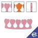 EuroXanty Pedicure Toe Separator & Foam Toe Spreaders - Perfect for Painting Toenails | Flower & Heart Designs - Buy Online on GoSupps.com