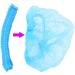 100 Pcs-21 Bouffant Disposable Hair Net Caps Bundle with Gloves - Blue (21 Inch) | For Microblading, Tanning, Food Service, Sleeping - Buy Online on GoSupps.com