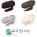 Kondoos Natural Wool Roving 8 oz - Ideal for Needle Felting, Handcrafts, and Spinning - Sand Color, Un-Dyed - 100% Wool - Buy Online on GoSupps.com