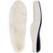 WALKHERO Sheepskin Arch Supports Orthotics Insoles Cozy & Fluffy Premium Sheepskin Insoles Soft and Light Natural Sheep Wool Fleece Insoles Mens 6 -6 1/2 | Womens 8 -8 1/2 002white