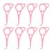 Clear Alignment Tool Invisible Removable Suspenders Invisible Aligner Remover Fixer Pink 8 Pack