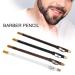 4 Barber Pins Set & Contour Pencils for Beard & Hair - Black White Brown | Professional Styling Tools - Buy Online on GoSupps.com
