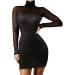 Shop D-Black XXL Glitter Evening Dresses | Elegant Simple A-Line Sheath Dresses for Ladies - Buy Online on GoSupps.com