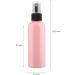 TIANZD 24 Pieces Empty 100 ml Pink PET Plastic Fine Mist Pump Spray Bottles with Black Top Portable Sprayer for Perfume Water Cosmetic Travel Containers Refillable 2x Funnel - Buy Online on GoSupps.com