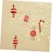Alipis 1pc Christmas Ornaments Decor Mini Accessories Home Red Candy Tree Party Ornament Cosmetics Outdoor Red 15X7X2CM - Buy Online on GoSupps.com