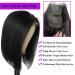UDesire 12A Brazilian Virgin Human Hair Short Bob Wig 8 Lace Front with T Part Closure - Natural Black Straight Bob Wig with Baby Hair | Pre Plucked | Pack of 1 - Buy Online on GoSupps.com
