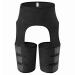 Hip Support Brace Sport Thigh Compression Brace for Hip Joints Arthritis Wrap Brace Protector Inguinal Belt Thigh Protective Gear Stability Anti-Slip Helps in Faster Recovery Groin Hip,Black,XL X-Large Black