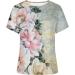 Shop Stylish Women's Printed Round-Neck Short Sleeve Blouses | Summer Tunic Tops & Festive Shirts - XL Multi-Colored Selection - Buy Online on GoSupps.com