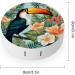 Shop Tropical Flower Bird Contact Lens Case - Portable Travel Storage Box for Easy Lens Care - Buy Online on GoSupps.com