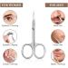 LOPHE Professional Stainless Steel Nail Scissors - Multipurpose Cuticle & Dead Skin Scissors for Nails, Nose Hair, Eyelashes, and Eyebrows - Buy Online on GoSupps.com