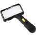 Portable Magnifier Magnifier Handheld Lightweight with 2 LED Lights Magnifying Lens for Reading Inspection Soldering Needlework Repair Hobby Crafts. Full of Stars