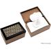 Decorative Wooden Bathroom Wipes Dispenser - 19cm Beige and Black - Buy Online on GoSupps.com