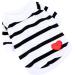 Paidful Striped Dog Shirt for Small & Medium Dogs | Breathable Summer Vest with Red Heart | Perfect for Puppies Chihuahuas & Yorkies - Buy Online on GoSupps.com