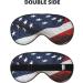 American Flag Print Soft Eye Mask - Comfortable Sleep Mask for Men & Women | Travel-Friendly Sleep Eye Cover - Buy Online on GoSupps.com
