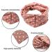 Fashband Boho Headband Pack of 3 - Red Elastic Criss Cross Yoga Hair Wraps for Women & Girls - Wave Point Hair Accessories - Buy Online on GoSupps.com